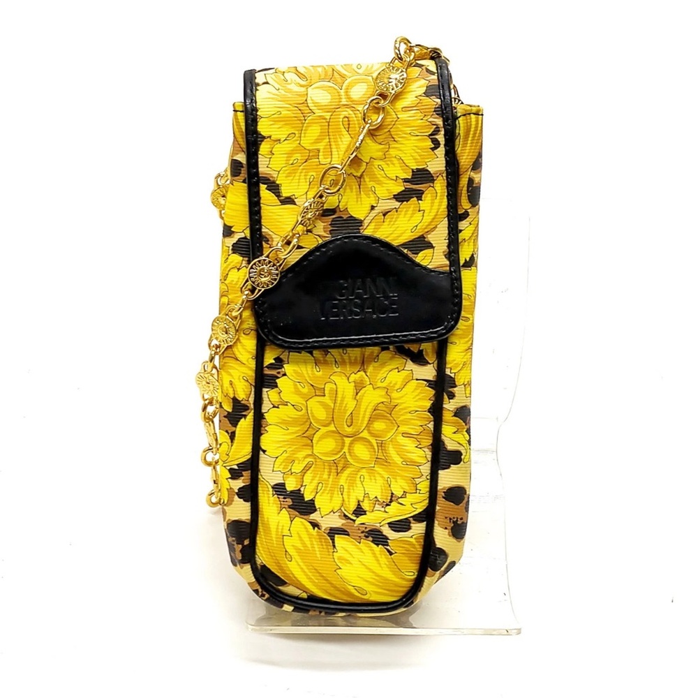 EUC Gianni Versace Phone Holder/Glasses Case/Mini Crossbody with Removable Chain